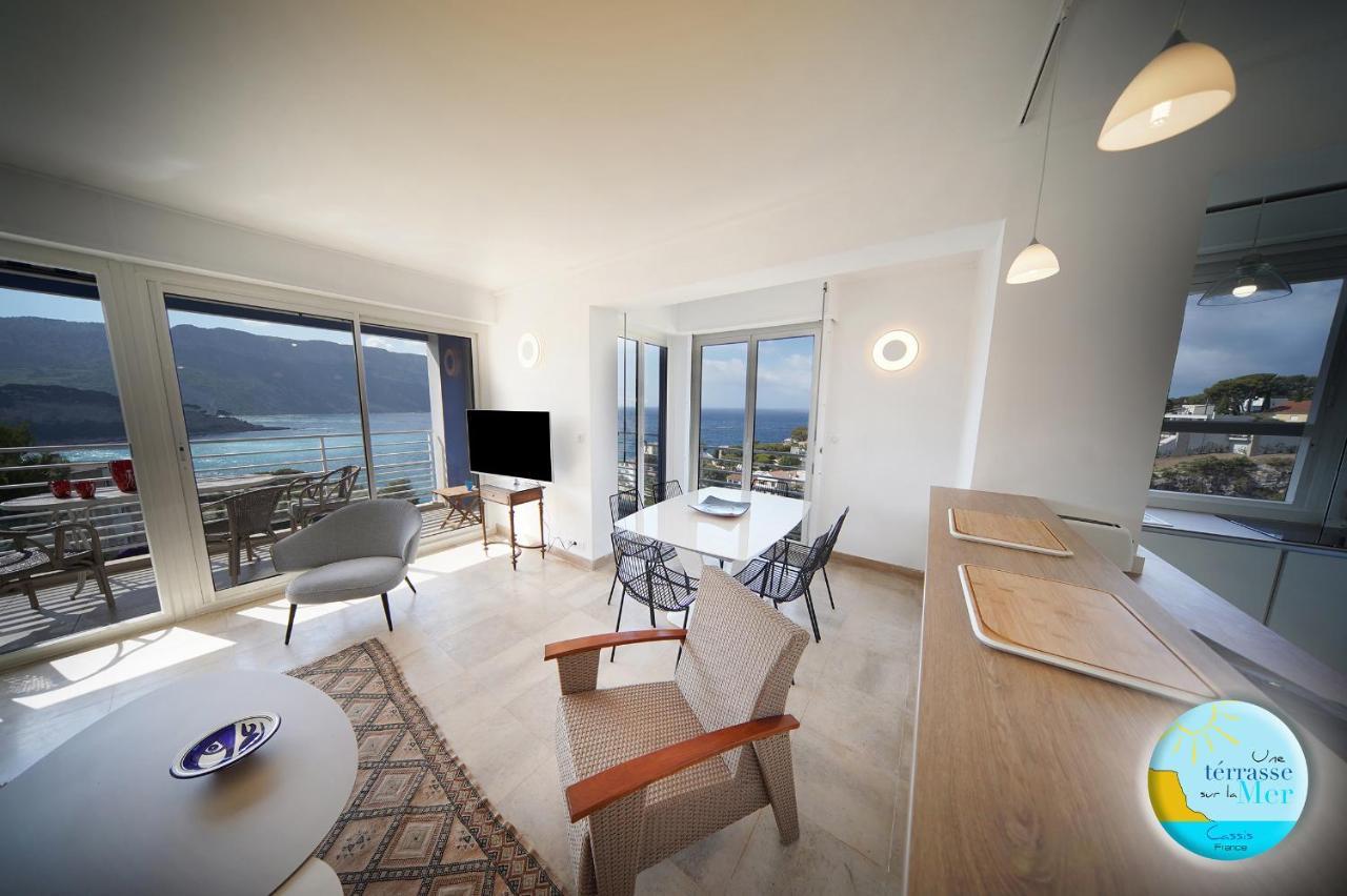Une Terrasse Sur La Mer 3 Pers 2 Chambres Vue Mer Cassis Esterno foto